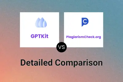 GPTKit vs PlagiarismCheck.org