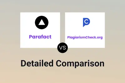 Parafact vs PlagiarismCheck.org