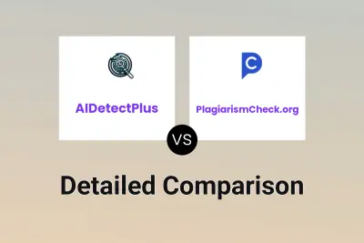 AIDetectPlus vs PlagiarismCheck.org