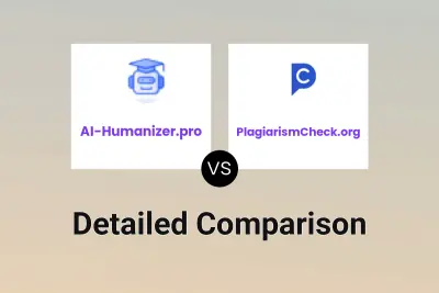 AI-Humanizer.pro vs PlagiarismCheck.org