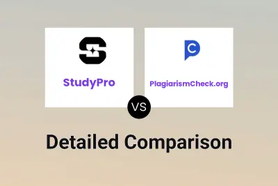 StudyPro vs PlagiarismCheck.org