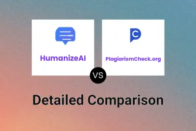 HumanizeAI vs PlagiarismCheck.org