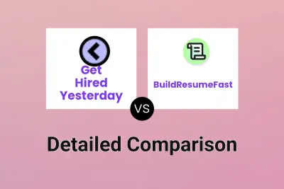 Get Hired Yesterday vs BuildResumeFast