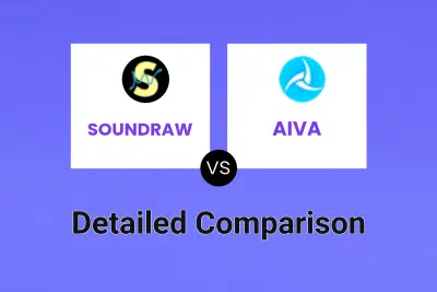 SOUNDRAW vs AIVA Detailed comparison features, price