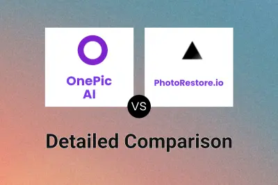 OnePic AI vs PhotoRestore.io Detailed comparison features, price