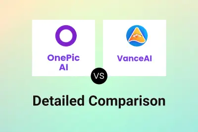 OnePic AI vs VanceAI Detailed comparison features, price