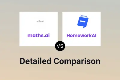 maths.ai vs HomeworkAI Detailed comparison features, price