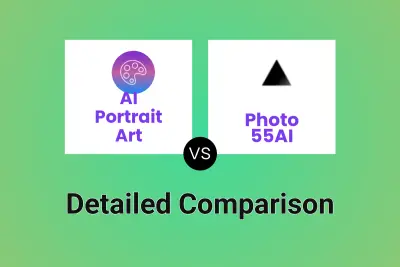 AI Portrait Art vs Photo 55AI