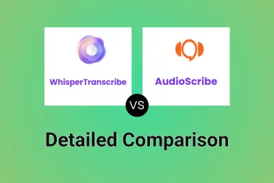 WhisperTranscribe vs AudioScribe