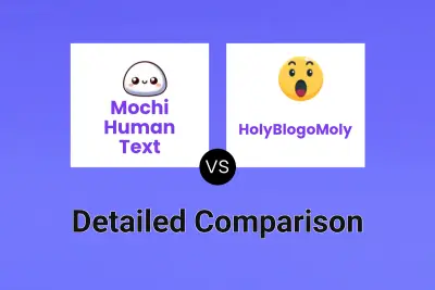 Mochi Human Text vs HolyBlogoMoly