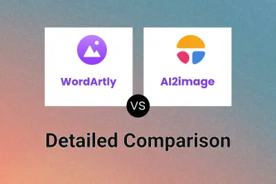 WordArtly vs AI2image Detailed comparison features, price