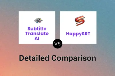 Subtitle Translate AI vs HappySRT