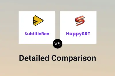 SubtitleBee vs HappySRT