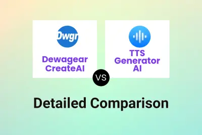 Dewagear CreateAI vs TTS Generator AI