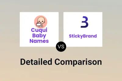 Cuqui Baby Names vs StickyBrand