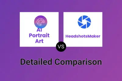 AI Portrait Art vs HeadshotsMaker