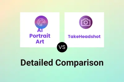 AI Portrait Art vs TakeHeadshot