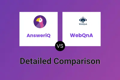 AnsweriQ vs WebQnA