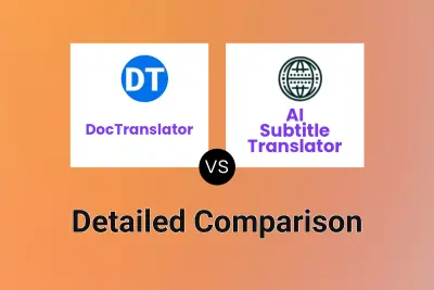 DocTranslator vs AI Subtitle Translator