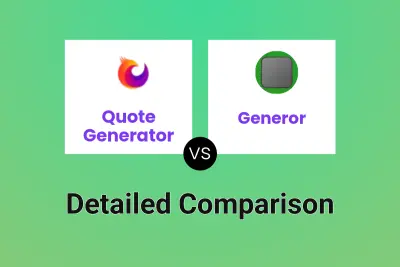 Quote Generator vs Generor