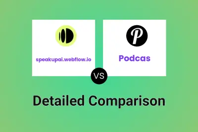 speakupai.webflow.io vs Podcas