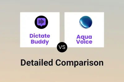 Dictate Buddy vs Aqua Voice