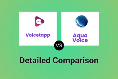 Voicetapp vs Aqua Voice