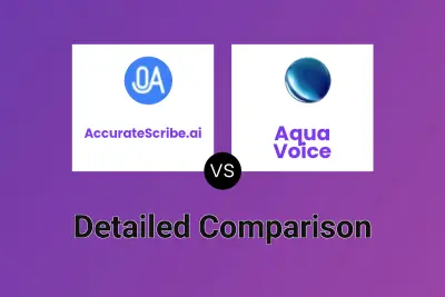 AccurateScribe.ai vs Aqua Voice