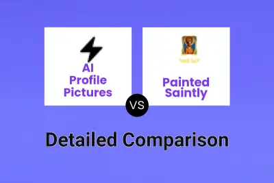 AI Profile Pictures vs Painted Saintly