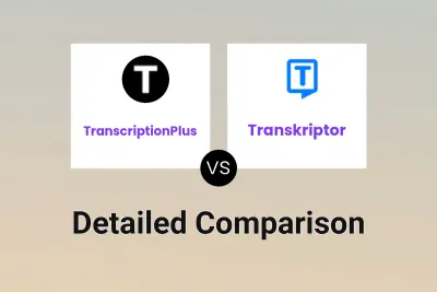 TranscriptionPlus vs Transkriptor