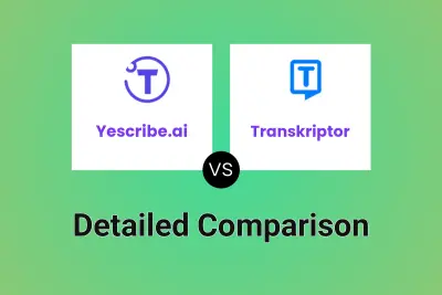 Yescribe.ai vs Transkriptor