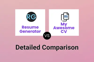 Resume Generator vs My Awesome CV