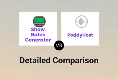 Show Notes Generator vs PoddyHost