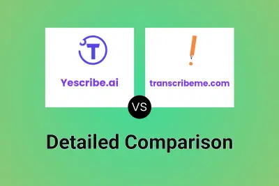 Yescribe.ai vs transcribeme.com