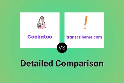 Cockatoo vs transcribeme.com