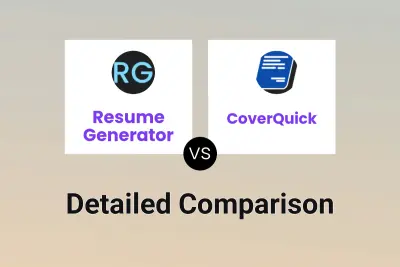 Resume Generator vs CoverQuick