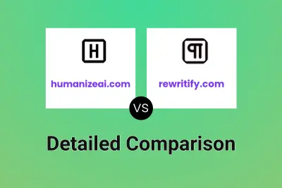 humanizeai.com vs rewritify.com