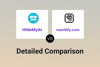 HideMyAI vs rewritify.com