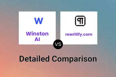 Winston AI vs rewritify.com