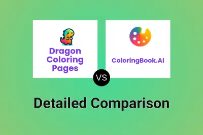 Dragon Coloring Pages vs ColoringBook.AI