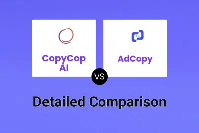 CopyCop AI vs AdCopy Detailed comparison features, price