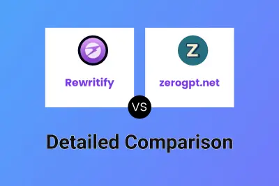 Rewritify vs zerogpt.net