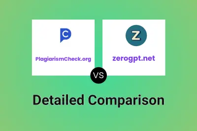 PlagiarismCheck.org vs zerogpt.net