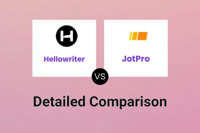 Hellowriter vs JotPro