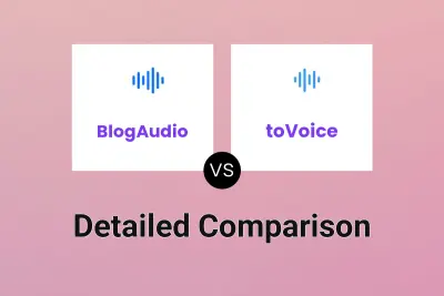 BlogAudio vs toVoice