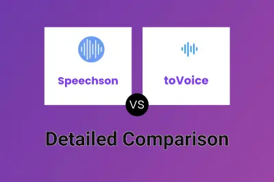 Speechson vs toVoice