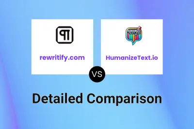 rewritify.com vs HumanizeText.io