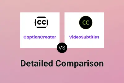 CaptionCreator vs VideoSubtitles Detailed comparison features, price