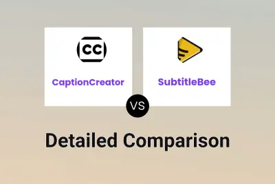 CaptionCreator vs SubtitleBee Detailed comparison features, price