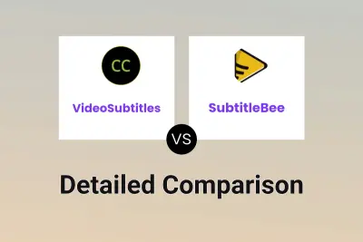 VideoSubtitles vs SubtitleBee Detailed comparison features, price